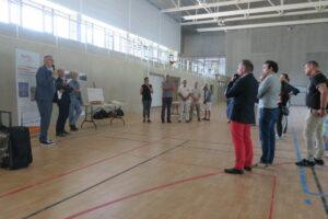 Inauguration centrale PV installée sur la toiture de l'extension du gymnase de Saint-Jorioz